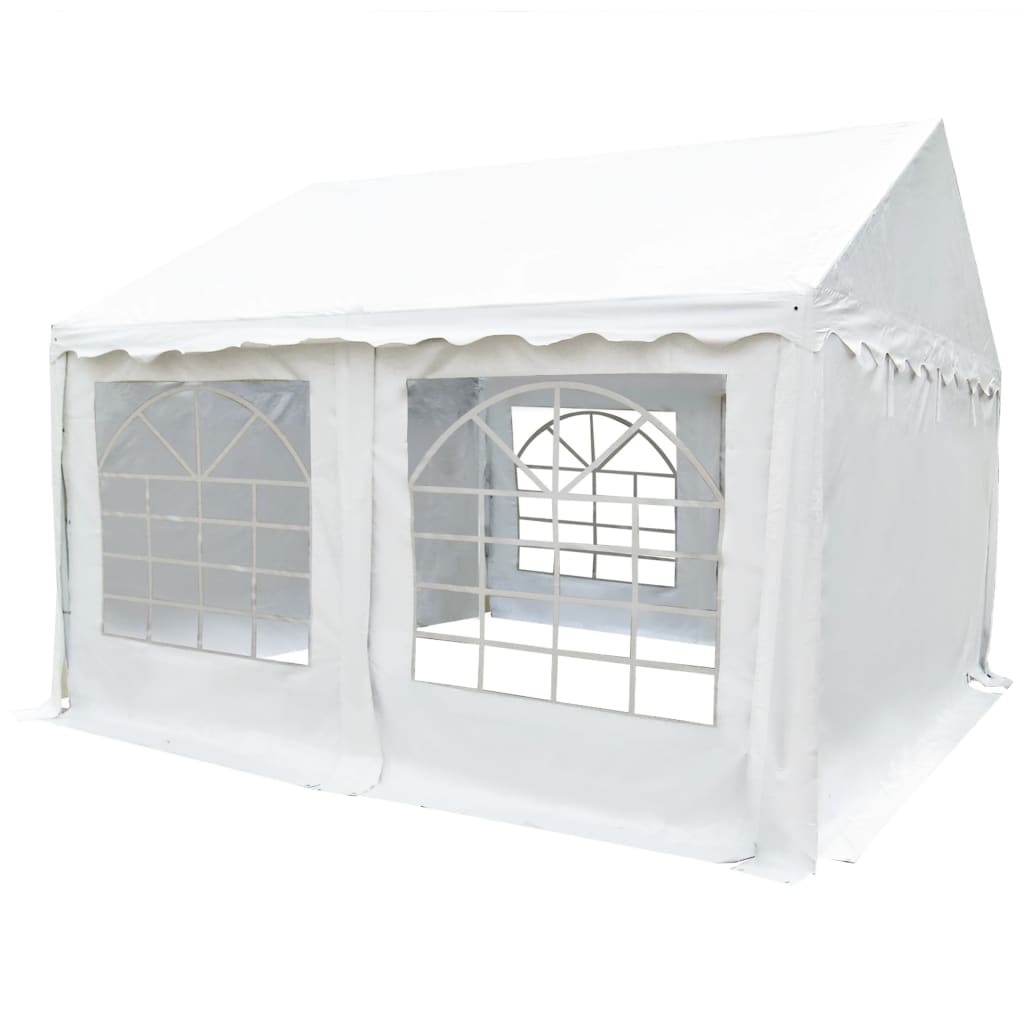 vidaXL Garden Marquee PVC 3x4 m White